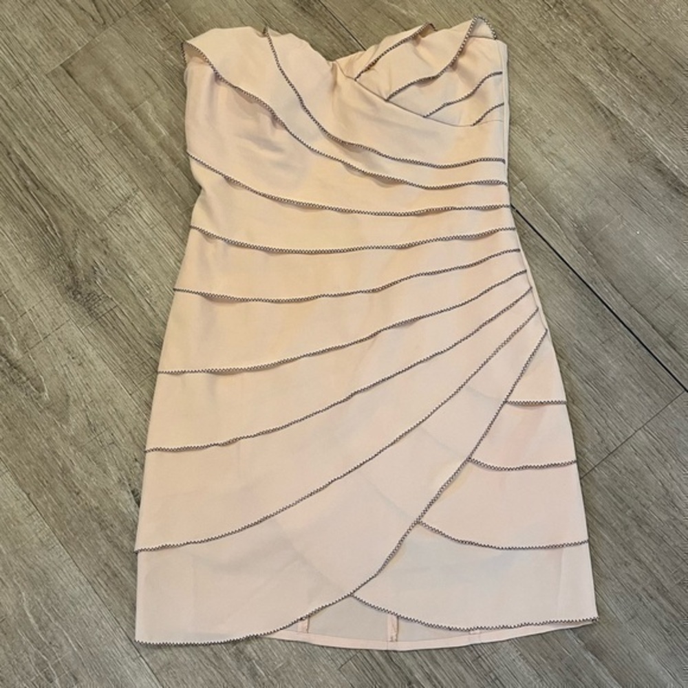 Arden B Small Pale Peach Sleeveless Dress